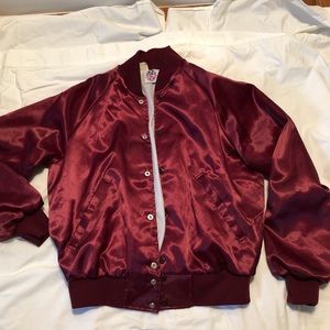 Vintage silky bomber jacket